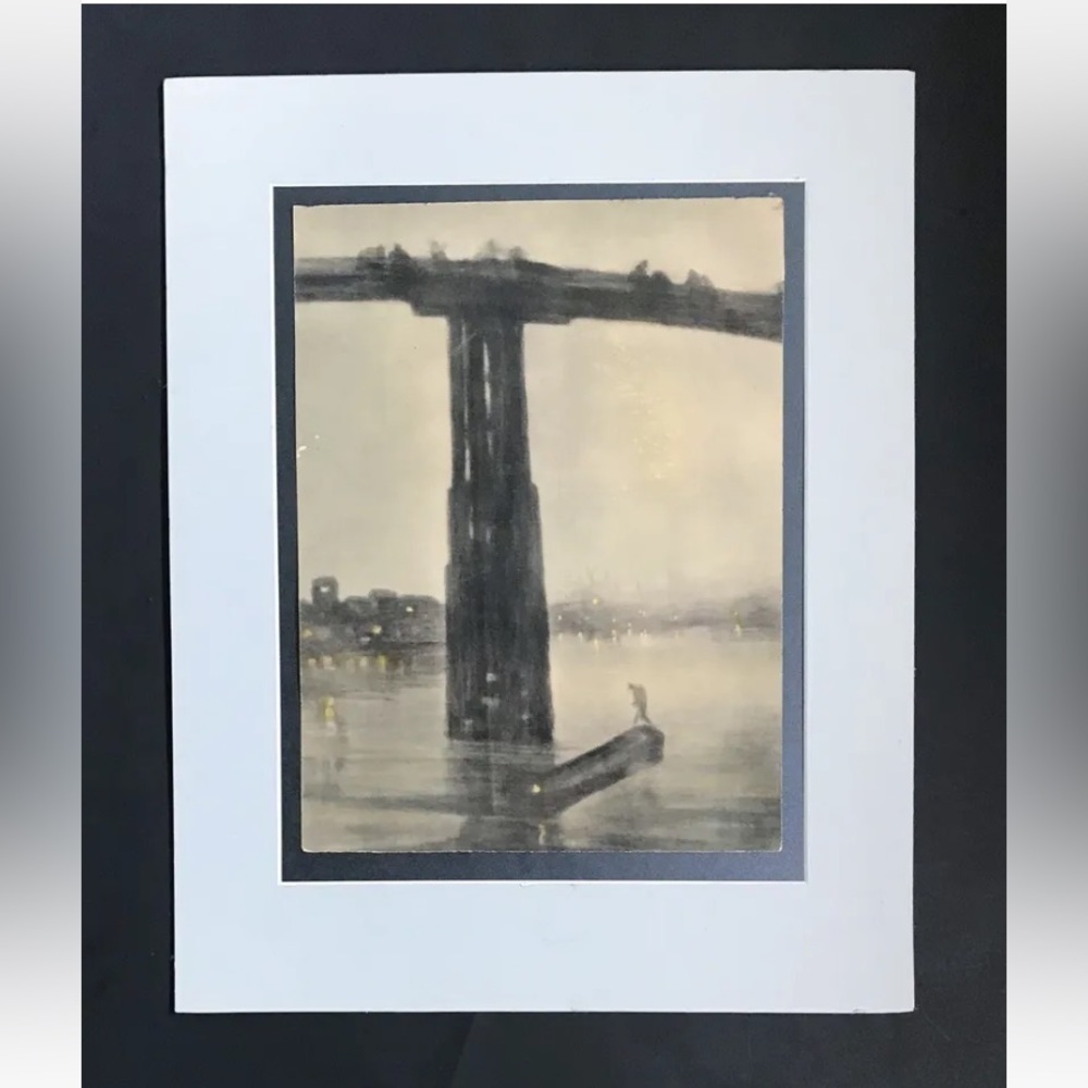The Old Battersea Bridge Print On Paper James Abbott McNeill Whistler